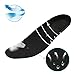 Sport Shoe Insoles, U-Shape Improved Comfort Gel Orthotics Feet Inserts EVA Foam with Shock Absortion and Arch Support for Flat Feet, Plantar Fasciitis and Heel Pain.(M:8-10Mens/10-12Womens)