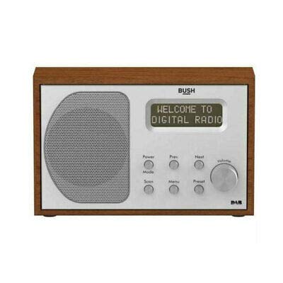 Bush Wooden DAB Radio - Compact