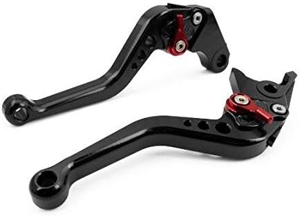Ride It Short Shorty Brake and Clutch Levers for Kawasaki ZX6R ZX636 2019-2020,Z1000 Z1000R 2017-2019,Z1000SX Ninja1000/Tourer 2017-2019,Z900RS 2018-2020-Black
