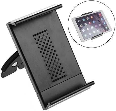 NNDA CO Adjustable Universal Car CD Slot Mobile Phone Tablet GPS Mount Holder Stand,ABS+PC+Rubber,1PC(Black)