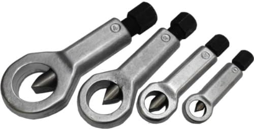 Neilsen CT3251 4pc Nut Splitter Set Sizes 9-12mm, 12-16mm, 16-22mm, 22-27mm Ideal for Separates Corroded and Stuck Nuts - Image 3