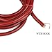 6FT Pack of 4 Leather Belt with awl for Singer/Jones Treadle Sewing Machine Cowhide Belting,Round 3/16