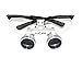 Zinnor (FBA) Dentist Dental Surgical Medical Binocular Loupes 2.5X 420mm Optical Glass Loupe - Black