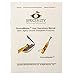 GrooveMaster Golf Club Groove Sharpener with Comfortable Adjustable Large Rubber Grip and 6 Cutter Carbide Tungsten Steel Head - Full Color User Manual