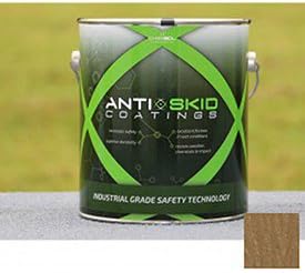 Chemsol 75-BE-PL Nonslip Coating, Extremely Durable Antislip Paint, Beige, 5 Gal.