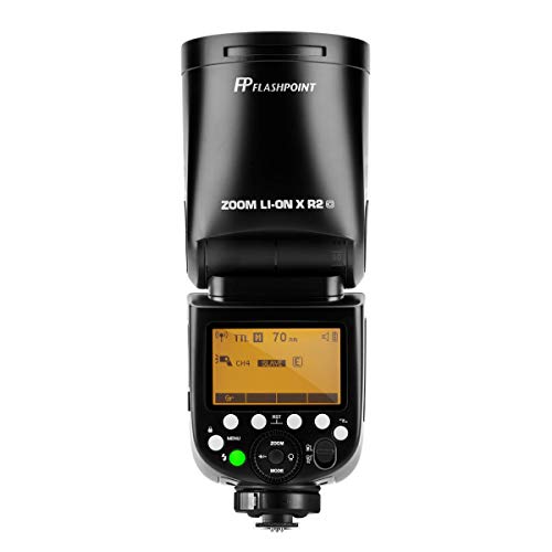 Flashpoint Zoom Lion X R2 TTL OnCamera Round Flash Speedlight Kit for