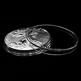 25 Guardhouse 40mm Direct Fit Coin Capsules for American Silver Eagle Liberty Coin, 1 oz Australia Perth Mint Silver 1 Dollar