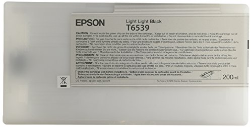 Epson UltraChrome HDR Ink Cartridge - 200ml Light Light Black (T653900)