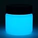 Glow In The Dark Acrylic Paint - Neutral Paints with 5+ Color Options for Art Paintings, Decorations, Outdoor & Indoor Art Craft for Adults, Students and Kids - 4 Ounce (Neutral Sky Blue)