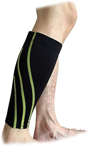 GFHDGTH Fitness shinguards 1PCS Football Pads Shin Guards Soccer Protective Leg Calf Compression Sleeves Sports Safety Cycling Running Fitness shinguards