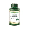 Nature's Bounty Omega 3-6-9 Fish Flax Borage 1200mg Softgel, 72 Count Bottle