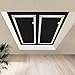 johgee Blackout Curtains for Bedroom, Thermal Insulated Windows Shade Blinds 1 pcs (Black 29.9