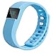 Lookatool Smart Wrist Band Sleep Sports Fitness Activity Tracker Pedometer Bracelet Watch, Light Blue