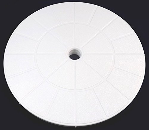 Val-Pak V50-115W White Skimmer Lid - 9 1/8 compatible with Pentair, American Products Admiral Skimmers