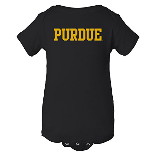 Purdue Boilermakers Basic Block Creeper - Newborn - Black