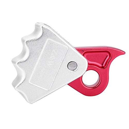 Wolfgo Climbing Figure-15KN Self-Braking Stop Descender for 9-12mm Rope Rescue Descender Rappel Ring Climbing Gear Belay Device Climbing for Rock Climbing Peak Rescue Aluminum Alloy