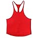 Mens Y-Back Muscle Stringer Tank Tops Workout Training Sleeveless Shirts