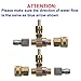 Tool Daily Chemical Injector for Pressure Washer, Adjustable Soap Injector, 3/8 Inch
