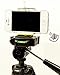 DaVoice Cell Phone Tripod Adapter Mount Holder Clamp Compatible with iPhone X XS Max XR Se 8 7 6 6s Plus Samsung Galaxy S9 S8 S7 Edge Adjustable Smartphone Bracket Clip Cellphone Attachment (Green)
