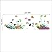 Under The Sea Decals The Deep Blue Sea Fishes Decorative Peel Vinyl Wall Stickers Wall Decals Removable Decors for Bedrooms Kids Rooms Baby Nursery Boys and Girls Bedroom