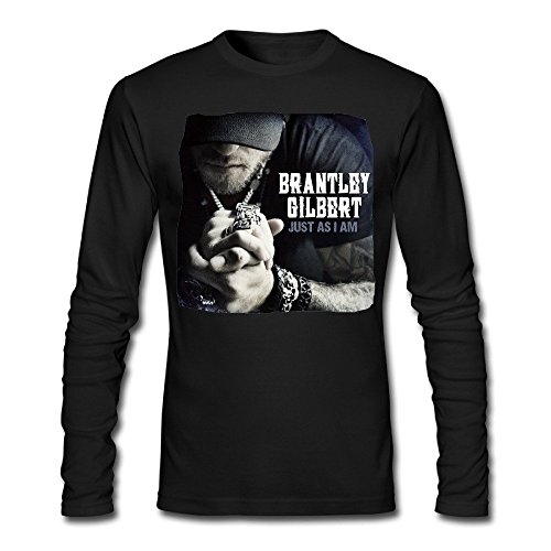Gaowee Men's Just As I Am Brantley Gilbert Long Sleeve T Shirt