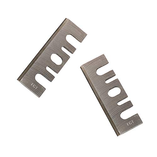 2Pcs TCT 3-1/4 Inch Replacement Electric Planer Spare Blades Knives Hitachi F20A for Wood Cutting Tool - Thumbnail 5