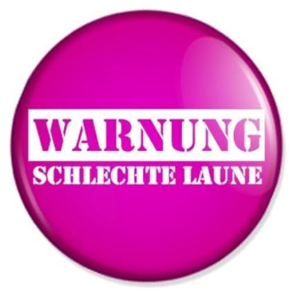 Imán de advertencia de mal humor 2,5 cm - pins magnético: Amazon ...