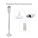 CO-Z Adjustable Floor Standing Ash Tray, Smokeless Outdoor Ashtray with Lid for Home Patio Cigarettes Ash Butt Disposal, Stainless Steel Windproof Stand Ashtray in 20