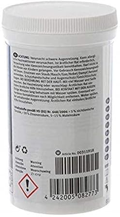 bosch siemens quick descaler for washing machines and dishwashers