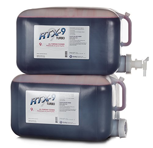 RTX-9 TURBO Maximum Strength All Purpose Cleaner Degreaser: 55 Gallon Drum Refill Kit - Makes 55 Gallons of Full Strength, Undiluted Product