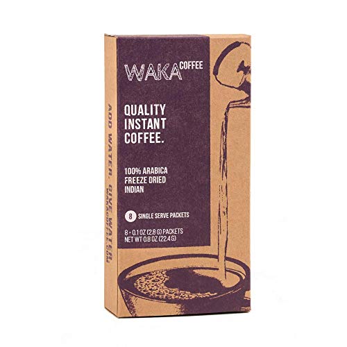 Waka Quality Instant Coffee — Light Roast — 100 Arabica & Freeze Dried