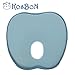 KSB 9 Inches Blue Soft Memory Foam Baby Pillow Head Positioner Neck Support,Prevent Flat Head Syndrome for 3 Months to 1 Year Old Infant (Apple Shape,Includes Pillow Case).