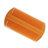 LEORX 12pcs Fine-toothed Combs Flea Comb Lice Comb (Brown)