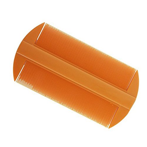 WINOMO Double Sided Fine-toothed Lice Combs, Pack of 12 (Brown)