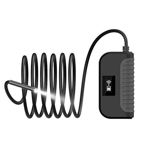 Wireless Endoscope Camera,IP67 WiFi Borescope Inspection 2.0MP HD
