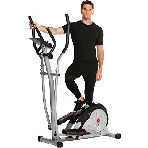 ncient Elliptical Machine Eliptical Trainer Exercise Machine for Home Use Magnetic Smooth Quiet Driven with LCD Monitor and Pulse Rate Grips (Black) ncient Elliptical Machine Eliptical Trainer Exercise Machine for Home Use Magnetic Smooth Quiet Driven with LCD Monitor and Pulse Rate Grips (Black)