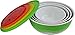 Surpahs Melamine Plastic Nested Mixing and Prep Bowl with Lids, Set of 4
