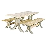 Hopkins 90182ONLMI 2x4basics Picnic Table Kit, Sand (Frames Only)
