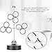Walfront Art Perpetual Motion,Electronic Perpetual Motion Physics Science Revolving Celestial Model Kinetic Art Craft Desk Decoration