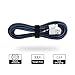 Lightning Cable, Cablex iPhone Charger 3Pack 10FT Ultra Long Nylon Braided USB Cable Cord Compatible with iPhone7 7Plus 6s 6sPlus 6 6Plus 5 5s 5c SE iPad iPod & More (BlackBlue)