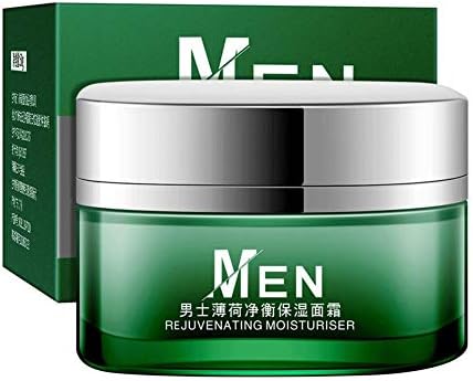 Men Face Cream Hydrating Moisturiser Mint Hydrating Men's Face Cream Relieves Dry And Dehydrated Skin Shines Suitable For Men's Skin Care Anti-aging Wrinkle Firming