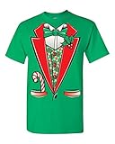 Shop4Ever® Tuxedo Christmas Costume T-shirt Funny Xmas Shirts
