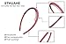STHUAHE4PC Multicolor Protection Resin Teeth Comb Hair Hoop Hairband Headband Hair Accessories by Beauty hair (4 color)