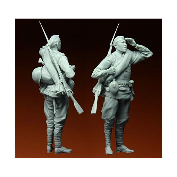 XINGCHANG 1/35 Resin Figure Model Kit 093 Russische Infanteristen Kursk 1943 Eine Figur Unmontierte unbemalte Oberseite – Bild 6