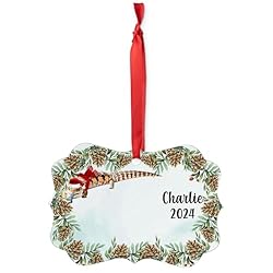 Blue Tongue Skink Christmas Ornament 2024