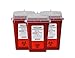 OakRidge Products 1 Quart Size (Pack of 3) Sharps Disposal Container FDA Approved primary