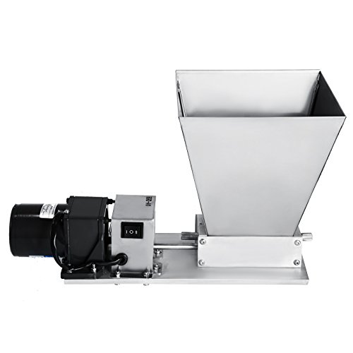 image for BestEquip 2 Roller Grain Mill Homebrew Electric Barley Grinder 40PRM M