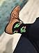 Balanced Co. Frog Sipping Tea Meme Dress Socks Funny Socks Crazy Socks Casual Cotton Crew Socks (Black)