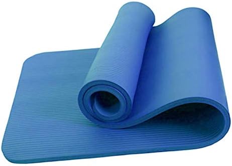 NOMSOCR Yoga Mat-Non Slip Yoga Mat with Carrying Strap Lightweight 10mm Workout Mat ExtraThick Long Exercise Mat,Anti-Tear Hot Pilates Fitness Yoga Mat in Home & Gym