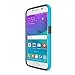 Incipio Dualpro Detail Hard Shell Case with Silicone Core for Samsung Galaxy S6 - Retail Packaging - Neon Blue/Charcoal